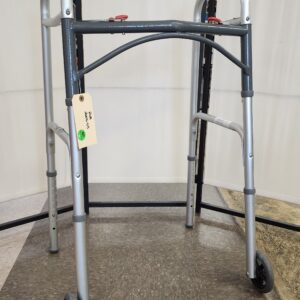 Drive Folding Rolling Walker (2 button deluxe), adult
