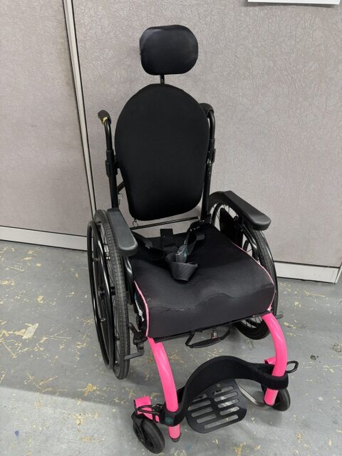 HR 2606-26 TiLite AeroZ rigid frame manual wheelchair, 15" wide