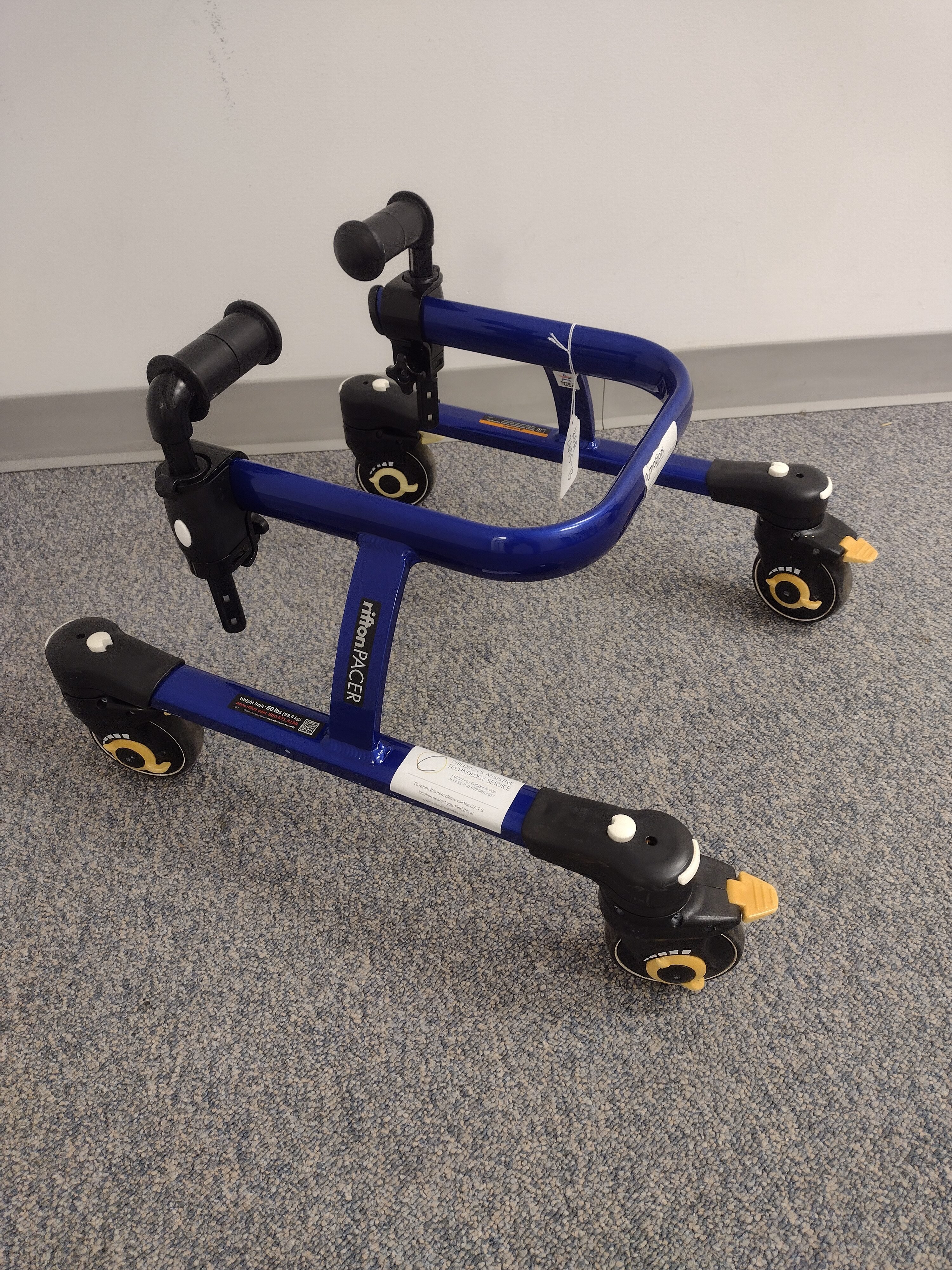 Rifton Mini Pacer gait trainer