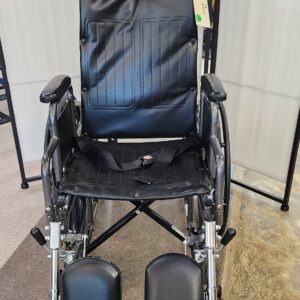 drive silver sport recliner folding with elevating leg rests 16"